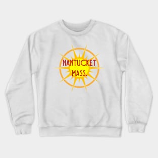 Life's a Beach: Nantucket, Mass. Crewneck Sweatshirt